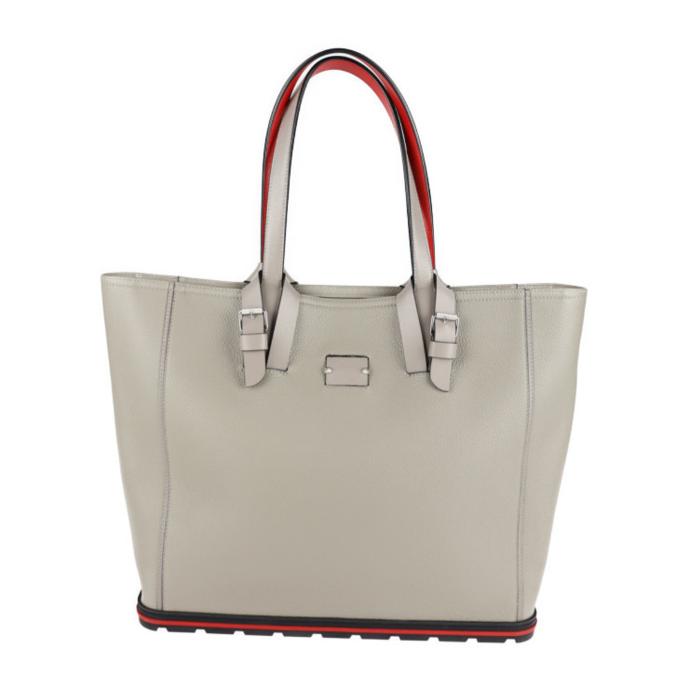 Christian Louboutin Cabata Tote Bag Leather Gray